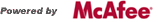 Powered by McAfee